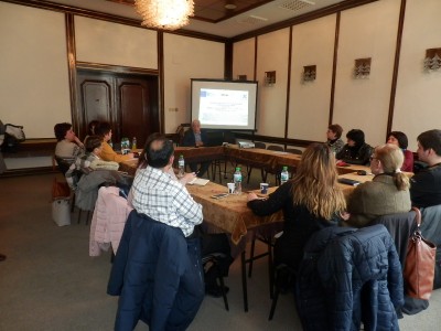 снимка от среща на Сдружение "Културен клъстер България" с представители на културни организации в гр.Добрич