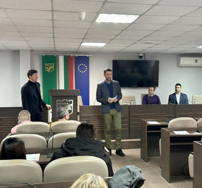 Зала на Общински съвет град Враца