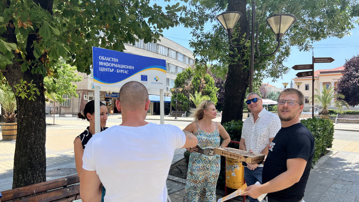 Приключи информационният тур на ОИЦ - Бургас, с посещение на общините Сунгурларе и Карнобат
