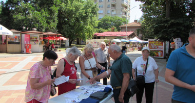 Приемната на ОИЦ-Търговище в Попово традицонно приемина при интерес от местните жители.
