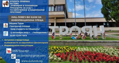 открита приемна в троян 2025 г.